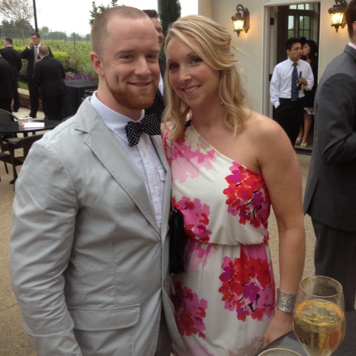 Jess and I at a friend's wedding recently