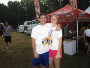 Megs and her husband, John-Michael